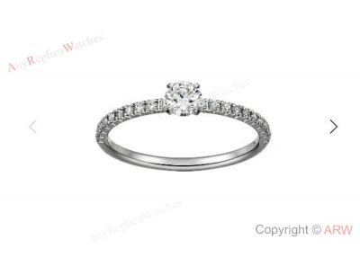 1:1 Replica Cartier Rings -  925 Sterling Silver Ring